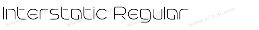 Interstatic Regular字体转换 Interstatic Regular字体转换